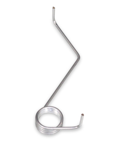 Torsion spring for fixation latch lh